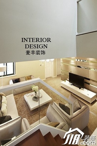 混搭风格公寓简洁富裕型100平米客厅沙发图片