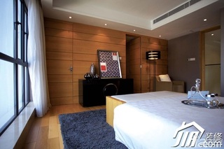 欧式风格公寓富裕型80平米卧室床效果图