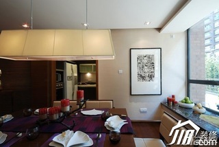 简约风格公寓富裕型90平米餐厅飘窗餐桌效果图