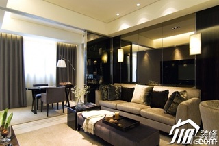 简约风格公寓大气富裕型100平米客厅沙发背景墙沙发图片