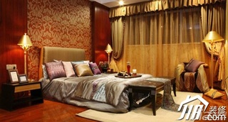 东南亚风格公寓经济型卧室床图片