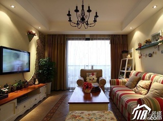 公寓5-10万90平米客厅窗帘图片