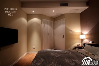 公寓富裕型卧室床效果图