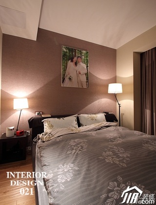 公寓富裕型卧室床图片