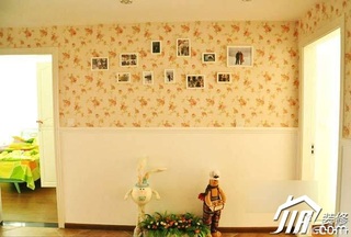 田园风格公寓浪漫富裕型照片墙设计图纸