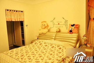 田园风格公寓浪漫富裕型卧室床图片