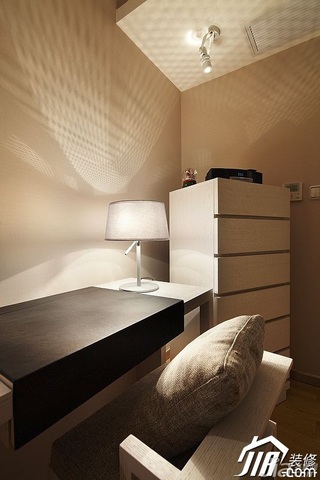 宜家风格公寓富裕型卧室书桌效果图