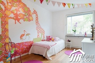 公寓简洁经济型90平米卧室卧室背景墙床效果图