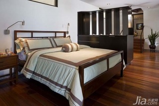 东南亚风格别墅豪华型卧室床图片