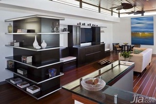 东南亚风格别墅豪华型电视柜效果图