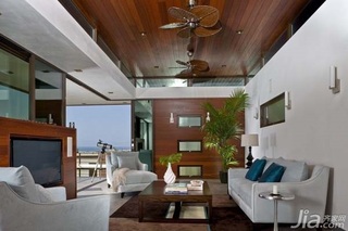东南亚风格别墅豪华型客厅沙发图片
