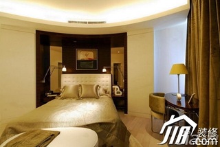简约风格公寓简洁5-10万90平米卧室卧室背景墙床效果图