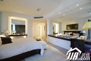 简约风格公寓简洁5-10万90平米卧室卧室背景墙床图片