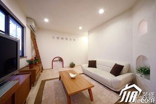 东南亚风格公寓简洁经济型90平米客厅沙发图片