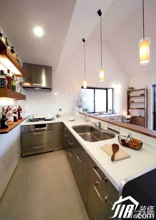 东南亚风格公寓经济型90平米厨房灯具图片