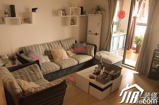 简约风格公寓简洁3万-5万客厅沙发背景墙沙发图片