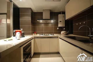 简约风格三居室简洁120平米厨房橱柜效果图