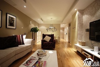 简约风格公寓富裕型客厅沙发背景墙沙发图片