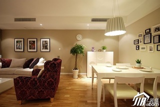 简约风格公寓简洁富裕型餐厅过道沙发图片