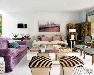 欧式风格别墅20万以上客厅沙发效果图