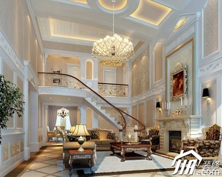 东南亚风格别墅奢华豪华型客厅背景墙沙发图片