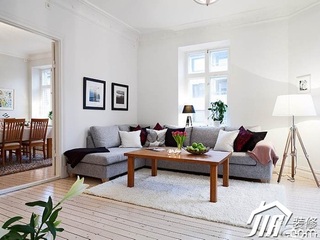 欧式风格公寓富裕型100平米客厅沙发图片
