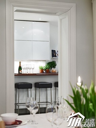 欧式风格公寓富裕型100平米餐桌图片