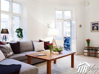 欧式风格公寓富裕型100平米客厅沙发图片