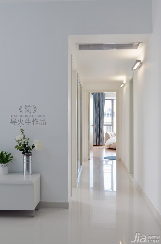 导火牛,经济型装修,简约风格,10-15万装修,公寓装修,过道,走廊