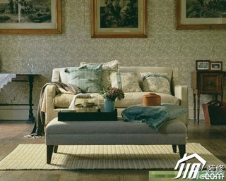 混搭风格公寓富裕型70平米客厅沙发背景墙沙发效果图
