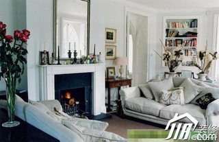 混搭风格公寓简洁富裕型70平米客厅沙发图片