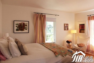 混搭风格公寓舒适经济型卧室卧室背景墙床效果图