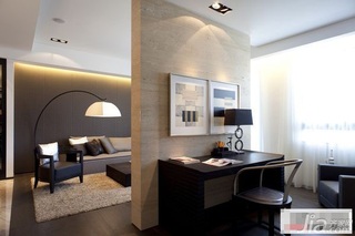 简约风格公寓简洁富裕型80平米客厅沙发图片