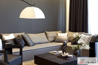 简约风格公寓简洁富裕型80平米客厅沙发效果图
