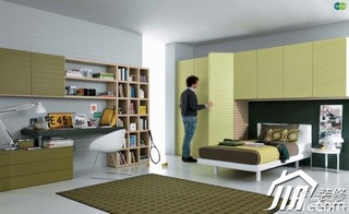 欧式风格公寓富裕型70平米儿童房床效果图