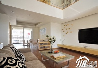 简约风格复式富裕型110平米客厅沙发效果图