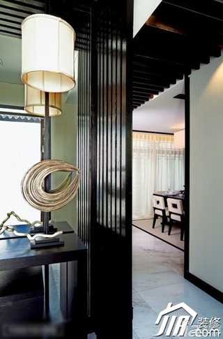 中式风格公寓富裕型90平米隔断书桌图片