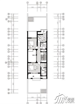 中式风格公寓富裕型90平米效果图