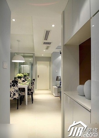 简约风格公寓简洁豪华型110平米餐厅走廊灯具效果图