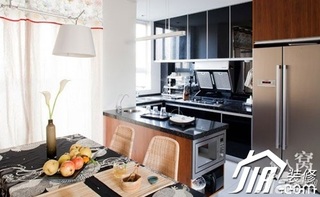 混搭风格小户型简洁富裕型厨房灯具婚房家装图片