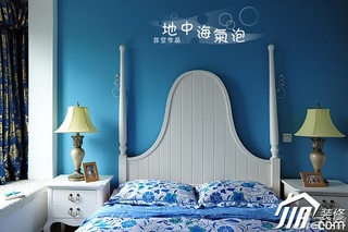 非空地中海风格舒适卧室床效果图