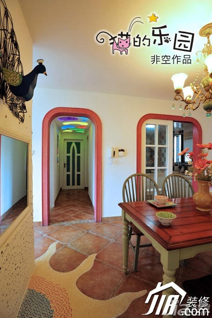 非空,140平米以上装修,富裕型装修,过道,餐桌