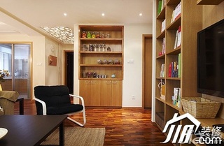 简约风格二居室富裕型80平米客厅沙发图片