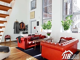 简约风格公寓富裕型120平米沙发效果图