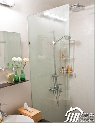 简约风格二居室10-15万90平米淋浴房设计图纸