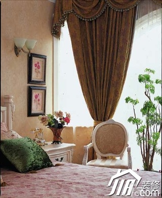 欧式风格别墅豪华型卧室床图片