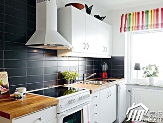 简约风格公寓实用经济型60平米厨房橱柜安装图