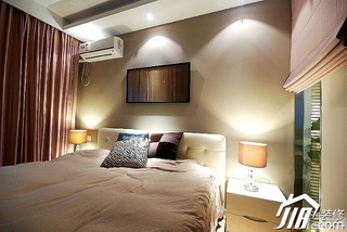 简约风格公寓舒适10-15万120平米卧室床效果图