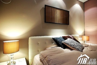 简约风格公寓10-15万120平米卧室床图片