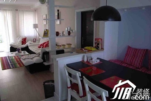 简约风格,3万-5万装修,小户型装修,餐厅,餐桌,灯具